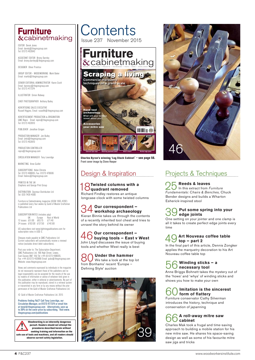 Furniture & Cabinetmaking 237 2015-11